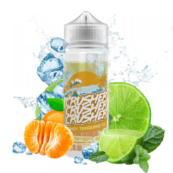 Zingy Tangerine Ice Liquid von Crusher ♥ Limette, Mandarine, Frische ✔ 100ml Shortfill ✔ Schneller Versand ✔ 