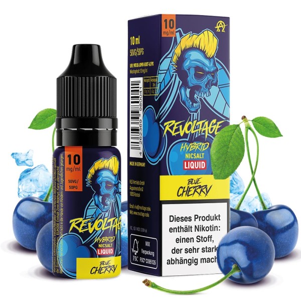 REVOLTAGE - Blue Cherry Hybrid Nikotinsalz