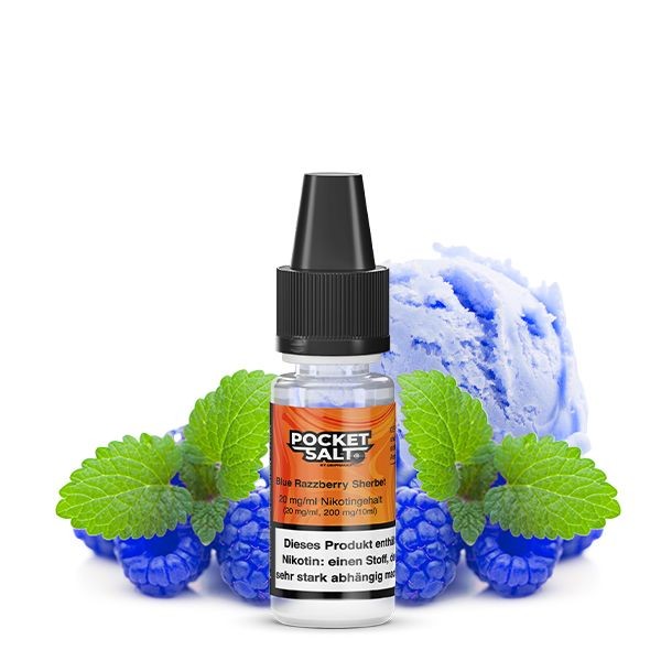 POCKET SALT -  Blue Razzberry Sherbet Nikotinsalz